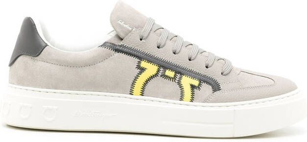 Ferragamo Borg 5 low-top sneakers Grey