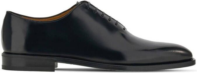 Ferragamo calf leather Oxford shoes Black