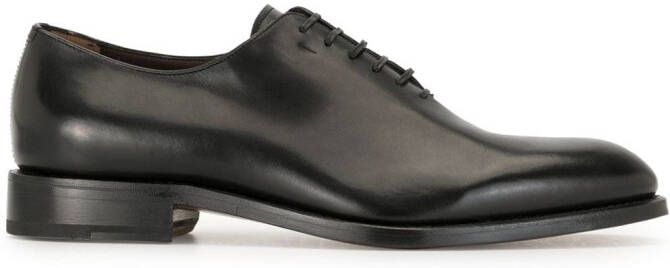 Ferragamo calf leather Oxford shoes Black