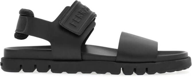 Ferragamo double-strap sandals Black