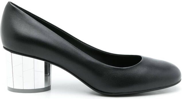Ferragamo Farrah slip-on leather pumps Black