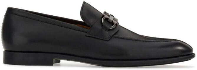 Ferragamo Gancini Horsebit leather loafers Brown