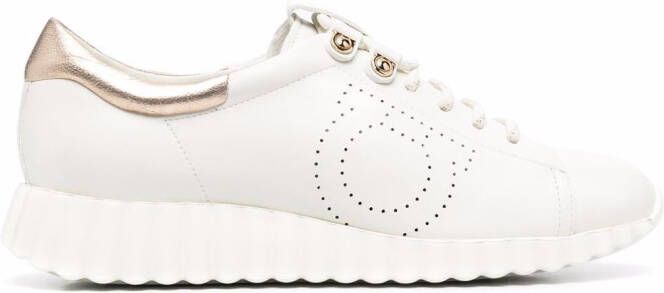 Ferragamo Gancini low-top sneakers White
