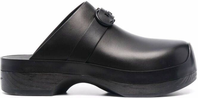Ferragamo Gancini clogs Black