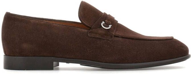 Ferragamo Gancini loafers Brown