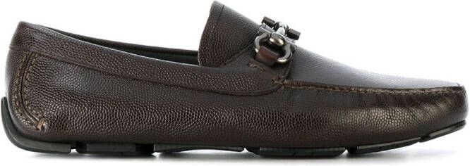 Ferragamo Gancio horsebit loafers Brown