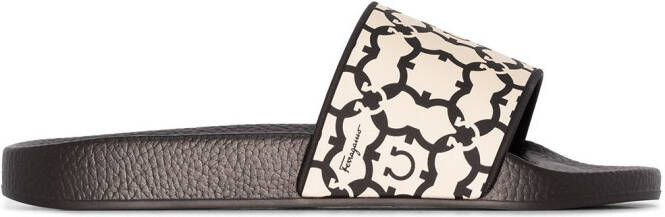 Ferragamo Groovy slip-on slides Black