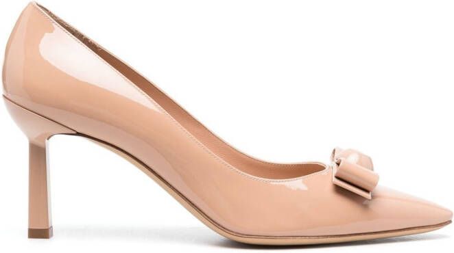 Ferragamo Katrin 85mm pumps Neutrals