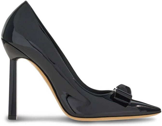 Ferragamo Katrin patent pumps Black