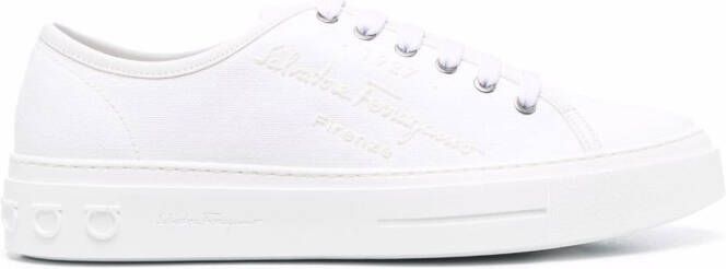 Ferragamo lace-up low-top sneakers White