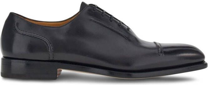 Ferragamo leather Oxford shoes Black