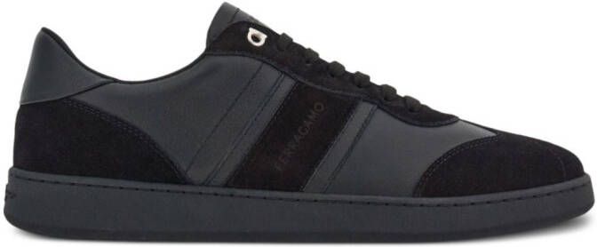Ferragamo logo-debossed low-top sneakers Black