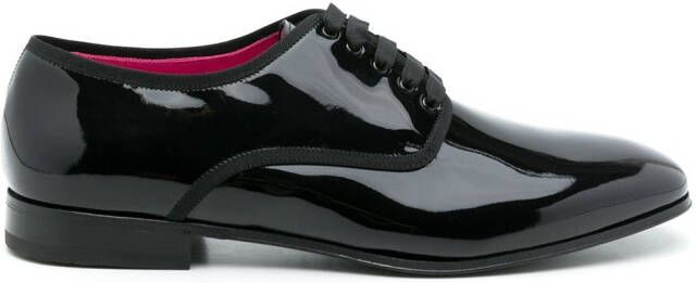 Ferragamo Magic patent leather Derby shoes Black