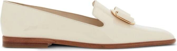 Ferragamo New Vara leather loafers White