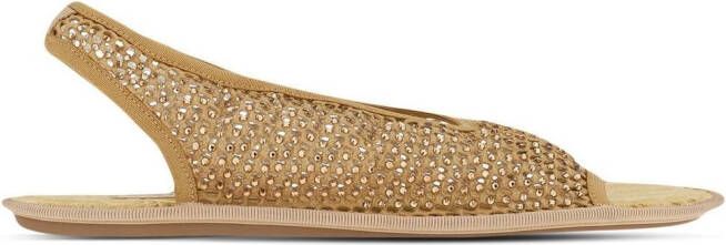 Ferragamo Nomadic Stories slingback sandals Gold