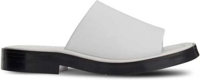 Ferragamo Giunone leather sandals White