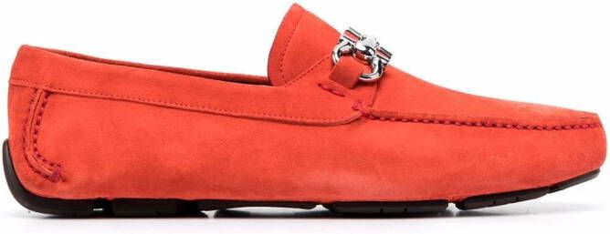 Ferragamo Parigi Eco driver shoes Red