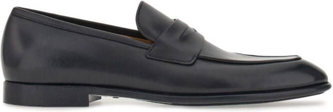 Ferragamo penny-slot leather loafers Black