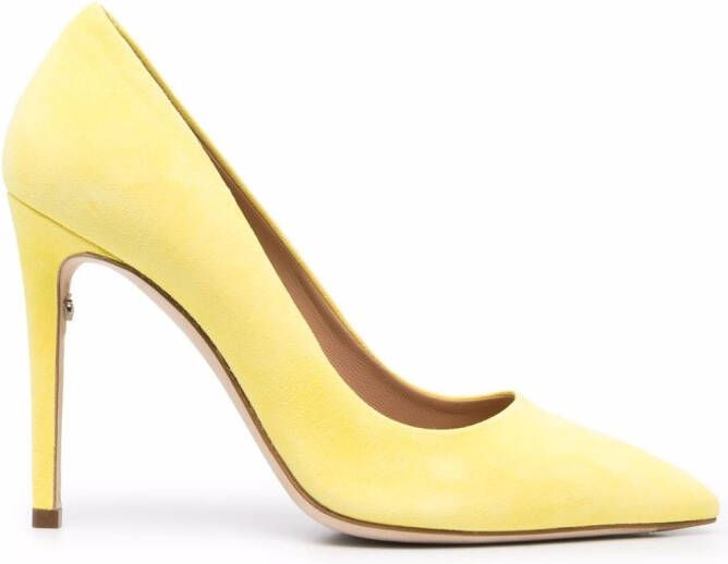 Ferragamo 105mm pointed-toe pumps Yellow