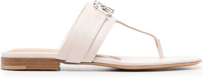 Ferragamo Rikis toe-post sandals Neutrals