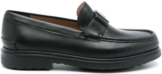 Ferragamo slip-on loafers Black