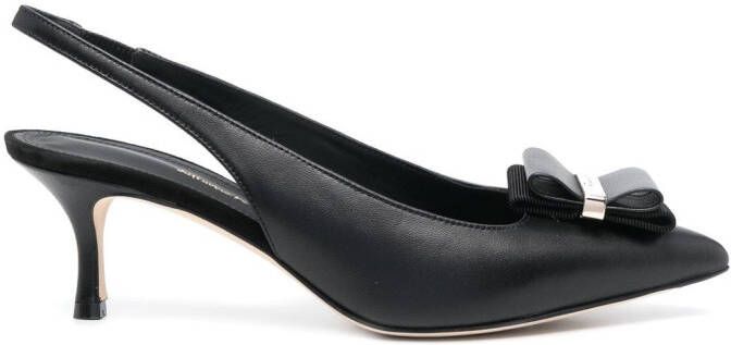 Ferragamo Vara Bow slingback pumps Black