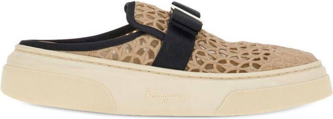 Ferragamo Vara mules Neutrals