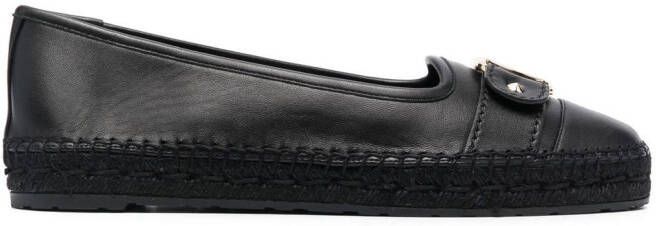 Ferragamo Vara buckle-detail espadrilles Black