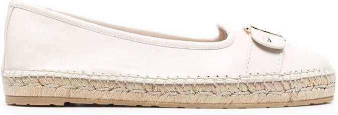 Ferragamo Vara buckle-detail espadrilles Neutrals