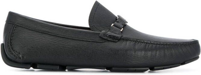Ferragamo Vara buckle driving shoes Black