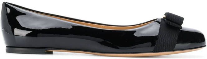Ferragamo Varina ballerina shoes Black