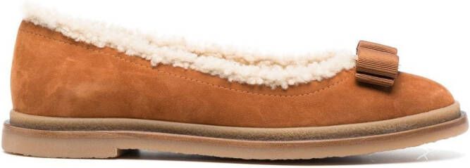 Ferragamo Varina suede pumps Brown