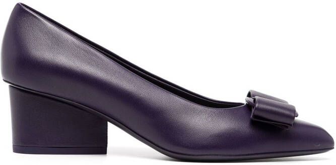 Ferragamo 55mm Viva pumps Purple