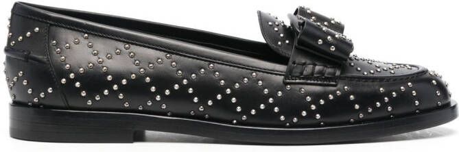 Ferragamo Viva studded loafers Black