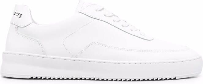 Filling Pieces branded heel-counter sneakers White