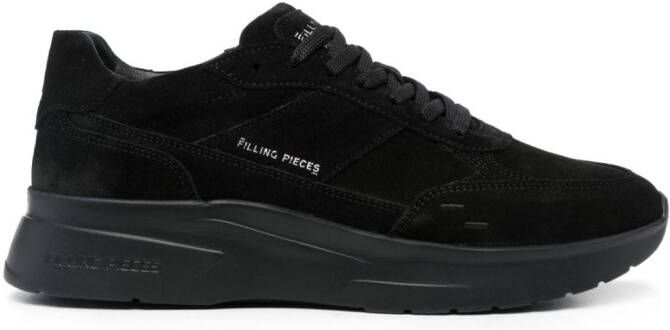 Filling Pieces Jet Runner suede sneakers Black