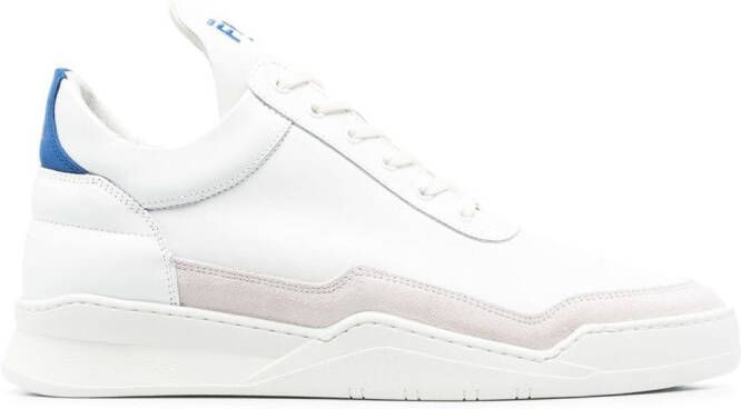 Filling Pieces low-top leather sneakers White