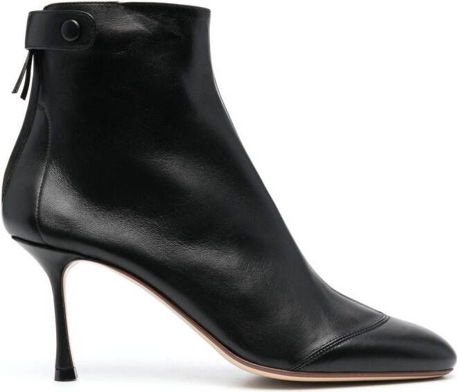 Francesco Russo ankle-length 80mm boots Black