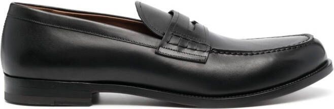 Fratelli Rossetti Penny leather loafers Black