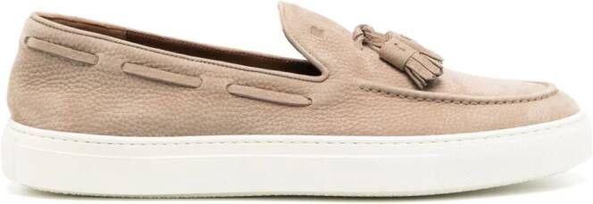 Fratelli Rossetti tassel-detail leather loafers Brown