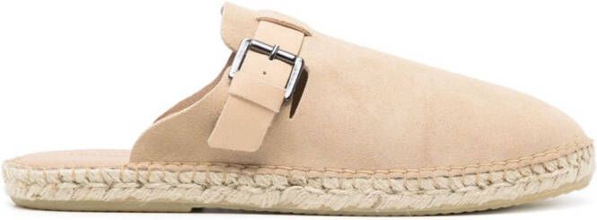 Frescobol Carioca Valente suede clogs Neutrals