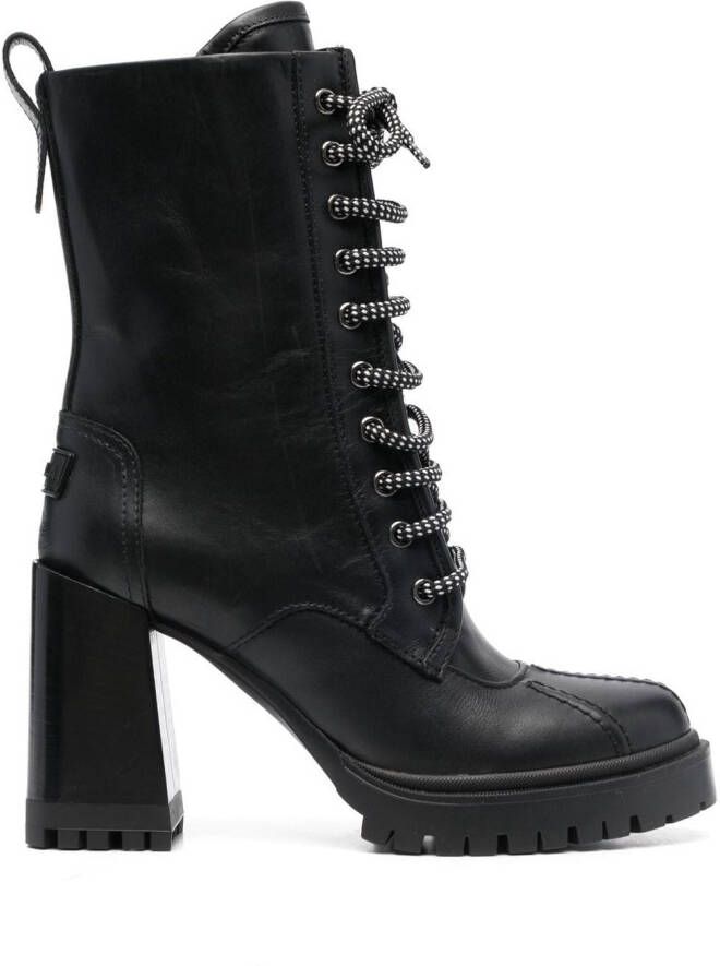 Furla 95mm Climb hiking boots Black