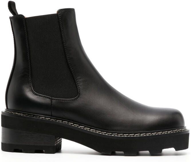 Gabriela Hearst Jil leather chelsea boots Black