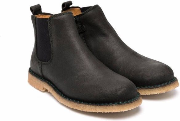 Gallucci Kids leather ankle boots Green