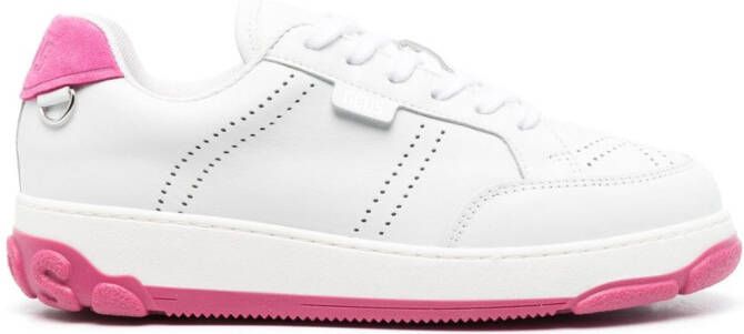 GCDS chunky lace-up sneakers White