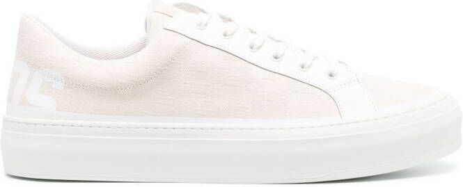 GCDS monogram-jacquard low-top sneakers Neutrals