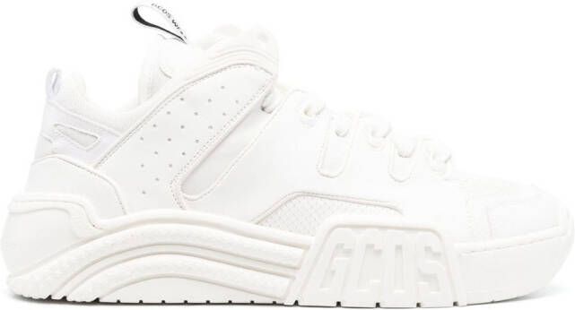 GCDS panelled high-top sneakers White