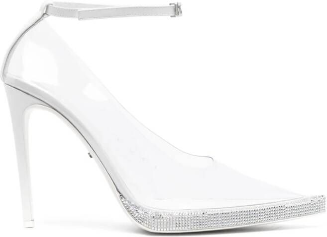 GCDS Transpallic Rider 130mm pumps White