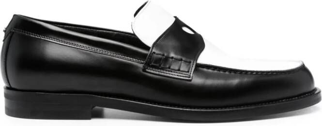 GCDS Wirdo two-tone design loafers White