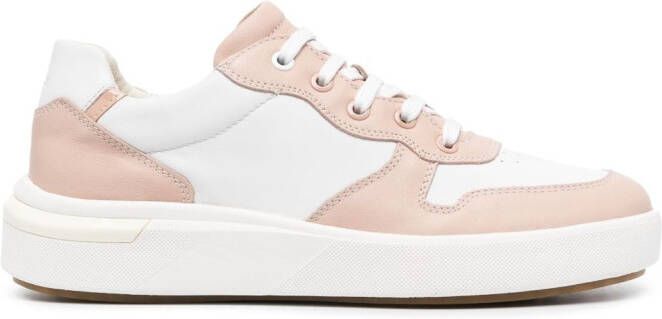 Geox Dalyla low-top leather sneakers Pink